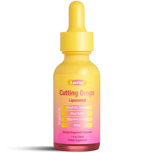 Cutting Drops - Lymphatic Drainage Drops for Bloat Relief & De-Puff Support Dandelion & Berberine - Natural Detox Support, Fluid Balance, Appetite Balance & Metabolic Support