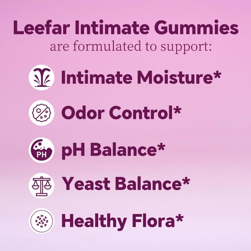 Women’s Probiotic Gummies – 5 Billion CFU for Intimate Moisture, pH & Healthy Yeast Balance Support, Pineapple Flavor, 60 Count