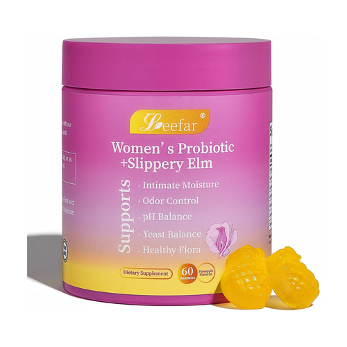 Women’s Probiotic Gummies – 5 Billion CFU for Intimate Moisture, pH & Healthy Yeast Balance Support, Pineapple Flavor, 60 Count