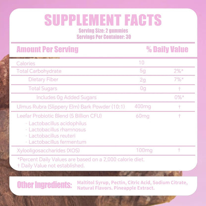 Women’s Probiotic Gummies – 5 Billion CFU for Intimate Moisture, pH & Healthy Yeast Balance Support, Pineapple Flavor, 60 Count